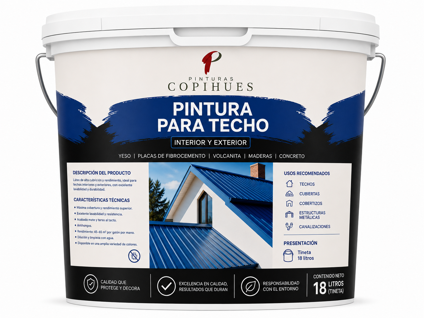 Pintura para techo